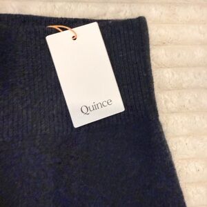 Quince Dark gray Ribbed Knit Skirt